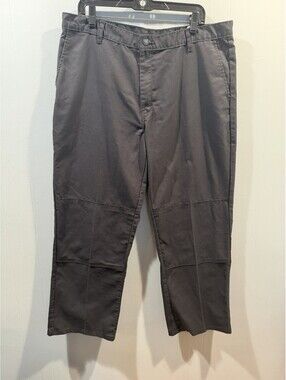 Mens Dickies Workwear Pants Size 38x30 Straight Navy